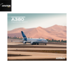 Airbus A380 Ground View Poster (50cm x 40cm)