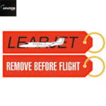Learjet Remove Before Flight Keyring