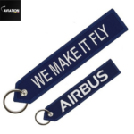 Airbus "We make it fly" Keyring- blue